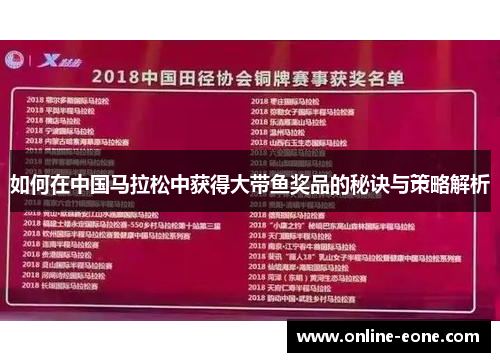 如何在中国马拉松中获得大带鱼奖品的秘诀与策略解析